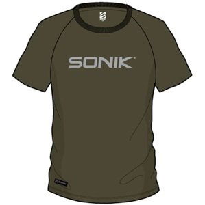 Sonik tričko raglan tee green - m