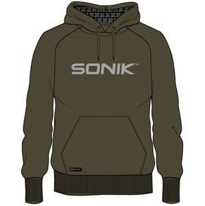 Sonik mikina hoody green - m