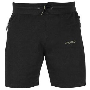 Avid carp kraťasy distortion black jogger short - xl