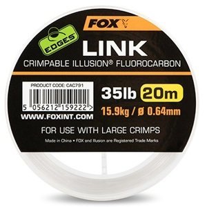 Fox fluorocarbon edges link illusion číry 20 m - 0,53 mm 25 lb