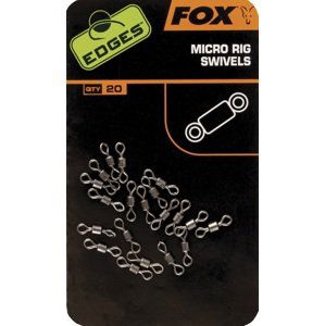 Fox obratlík edges micro ring swivels 20 ks