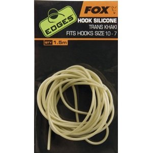 Fox hadička edges hook silicone size 10-7 trans khaki 1,5 m