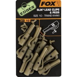 Fox fox závesky na olovo s kolíčkami edges slik lead clip + pegs veľ. 10