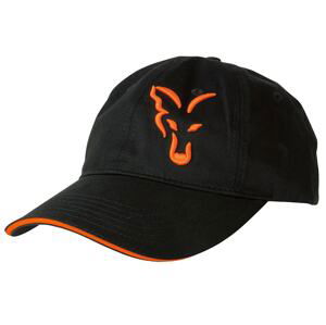 Fox šiltovka black & orange baseball cap