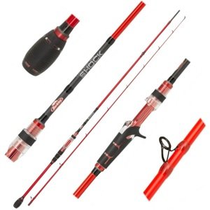 Berkley prút lighting shock red cast mh 2,1 m 15-45 g