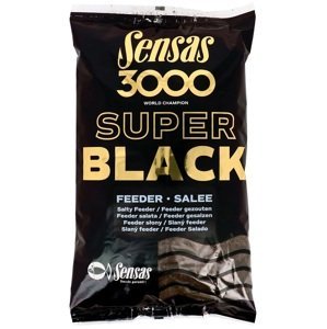Sensas krmítková zmes 3000 dark salty (čierne - slané) 1 kg-feeder
