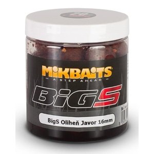 Mikbaits boilies v dipe bigs oliheň javor 250 ml-16mm