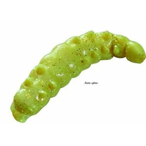 Berkley gumová nástraha powerbait osie larvy 2,5 cm 55 ks-žltá