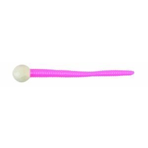 Berkley gumová nástraha powerbait twister mice tail white/bubblegum - 7,5 cm (13ks v balení)