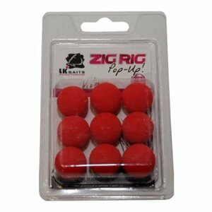Lk baits penové boilie zig rig pop-up0-red 18 mm