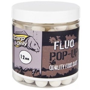 Carp only fluo pop up boilie 80 g 12 mm-white