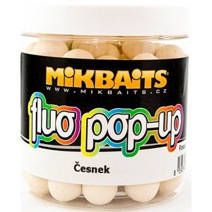 Mikbaits plávajúce boiles fluoro 250 ml 14 mm-cesnak