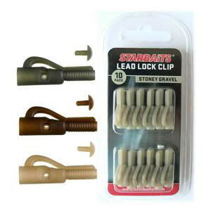 Starbaits závesky lead lock clip 10 ks - zelená