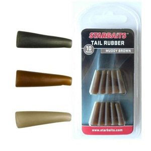 Starbaits prevleky tail rubbers 10 ks - zelená