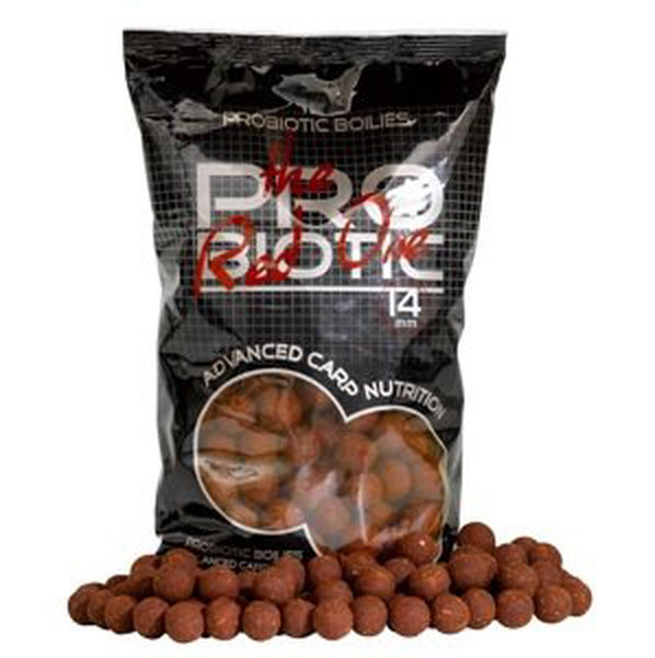 Starbaits boilie probiotic red one - 1 kg 14 mm