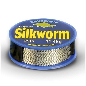 Kryston náväzcová šnúrka silkworm 20 m-nosnosť 15 lb