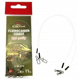 Falcon fluorocarbon leader 25 cm 2 ks-9 kg