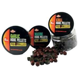 Dynamite baits pellets pre-drilled hook 8 mm-marine halibut