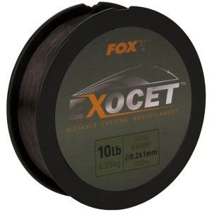 Fox vlasec exocet mono trans khaki 1000 m-priemer 0,261 mm / nosnosť 4,55 kg