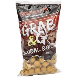 Starbaits boilies g&g global banana cream - 1 kg 20 mm