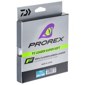 Daiwa vlasec prorex fluocarbon náväzcový číra-priemer 0,16 mm / nosnosť 2 kg / návin 50m