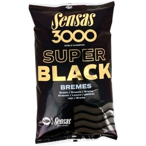 Sensas kŕmenie 3000 super black 1kg-bremes