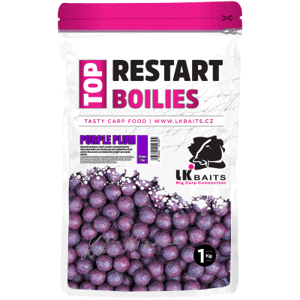 Lk baits boilie top restart purple plum - 250 g 18 mm