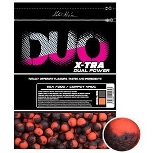 Lk baits boilie duo x-tra sea food/compot nhdc - 1 kg 20 mm