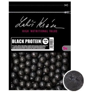 Lk baits boilie lukáš krása black protein - 1 kg 18 mm