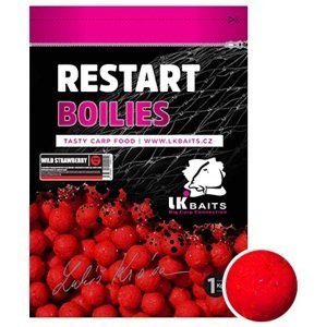 Lk baits boilie restart wild strawberry - 1 kg 20 mm