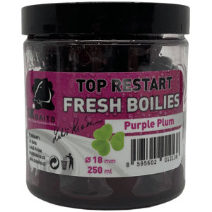 Lk baits boilie fresh toprestart 18 mm 250 ml-purple plum
