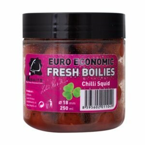 Lk baits boilie fresh euro economic chilli squid 18 mm 250 ml