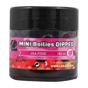 Lk baits mini boilies a dip sea food 12 mm 150 ml