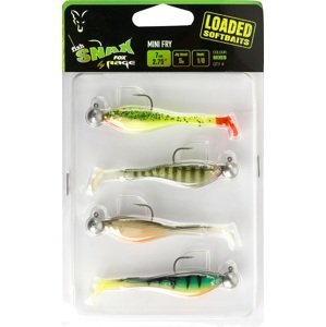 Fox rage gumová nástraha loaded mini fry mixed colour lure packs - 7 cm