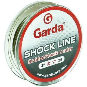 Garda náväzcová šnúra shock line zelená 25 m - nosnosť 35 lb