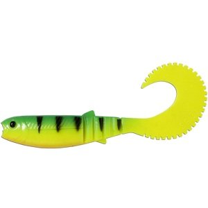 Savage gear gumová nástraha cannibal curl tail bulk firetiger-12,5 cm 10 g