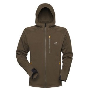 Geoff anderson bunda z mikro fleece hoody 3 zelená - veľkosť xxl