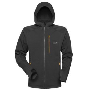 Geoff anderson bunda z mikro fleece hoody 3 čierna - veľkosť xxxl