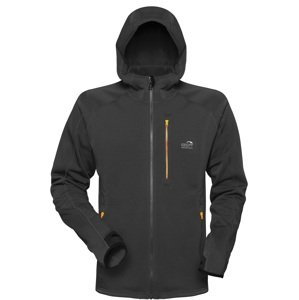 Geoff anderson bunda z mikro fleece hoody 3 čierna - veľkosť xxxxl