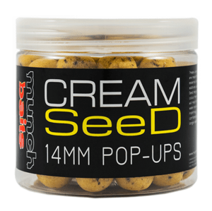 Munch baits plávajúceí boilies pop-ups cream seed 200 ml-18 mm