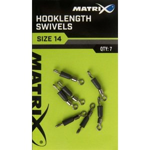 Matrix obratlíky hooklength swivels 7 ks-veľkosť 14