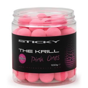 Sticky baits plávajúce boilies the krill pop-ups pink ones 100 g-12 mm