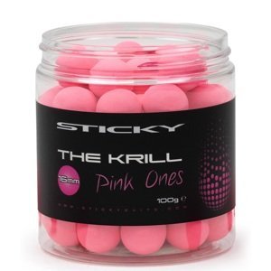Sticky baits plávajúce boilies the krill pop-ups pink ones 100 g-16 mm