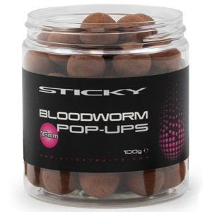 Sticky baits plávajúce boilies bloodworm pop-ups 100 g-12 mm