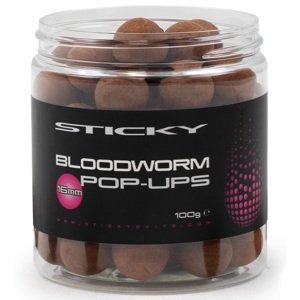 Sticky baits plávajúce boilies bloodworm pop-ups 100 g-16 mm