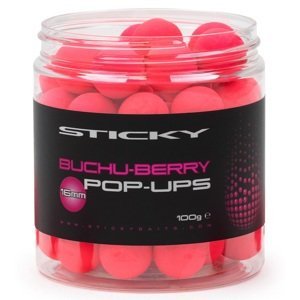 Sticky baits plávajúce boilies buchu berry pop-ups 100 g-12 mm