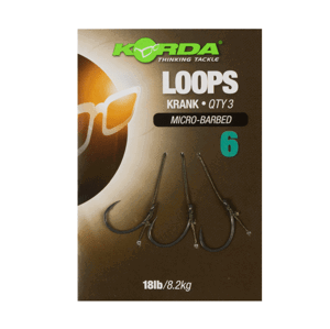 Korda hotové náväzce loop rigs krank micro barbed 8,2 kg-háčik 8