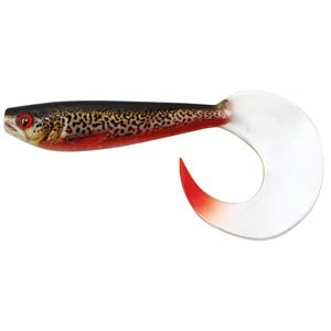 Fox rage gumová nástraha new pro grub colours super natural tiger trout-23 cm