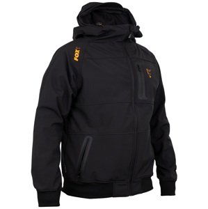 Fox mikina collection black/orange shell hoody-veľkosť l