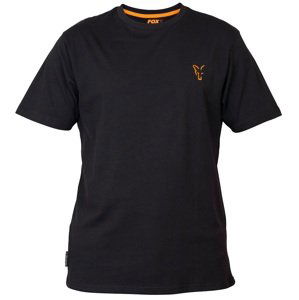 Fox tričko collection black orange t shirt-veľkosť s